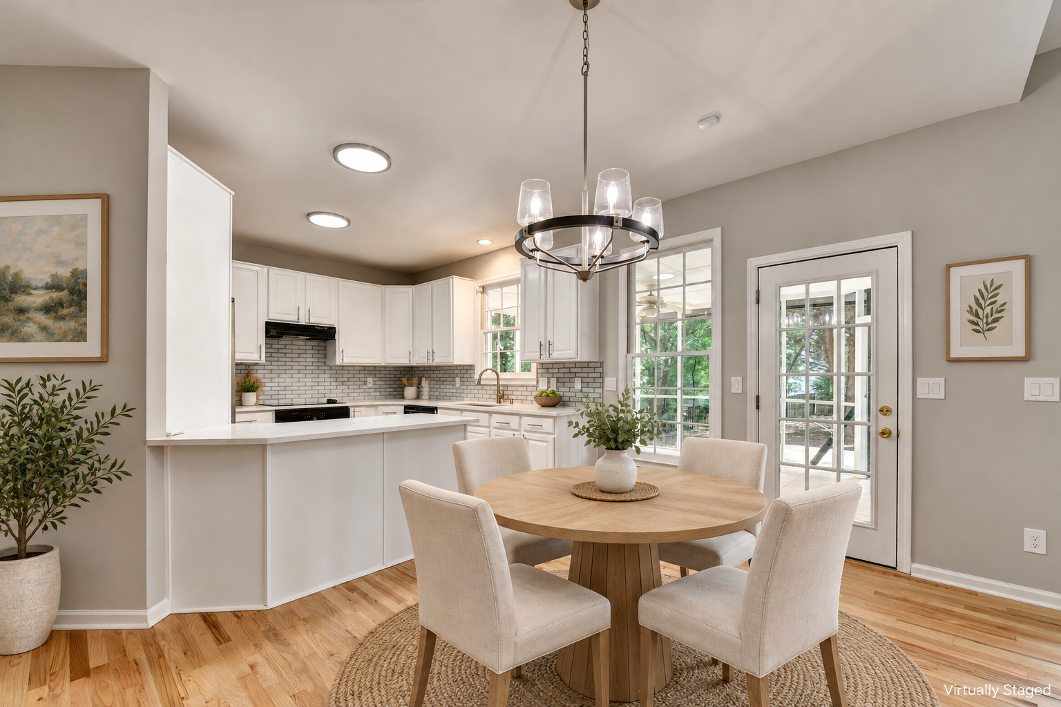 Breakfast Area — virtually staged