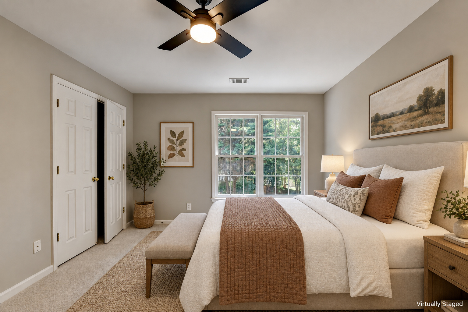 Bedroom C Alternate — virtually staged